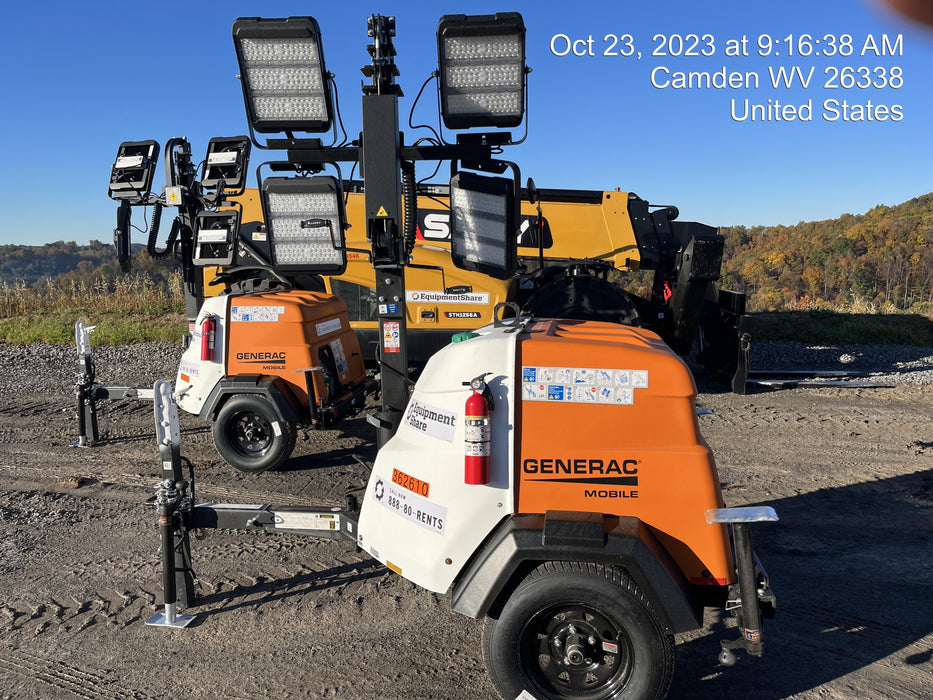 2023 Generac MLT2 Diesel, Flex Switch 120V Input, Powerzone Controller, (4) 320W LED Lights, 4kW Generator, 39.9 Gal Fuel Tank, 2" Ball, T3