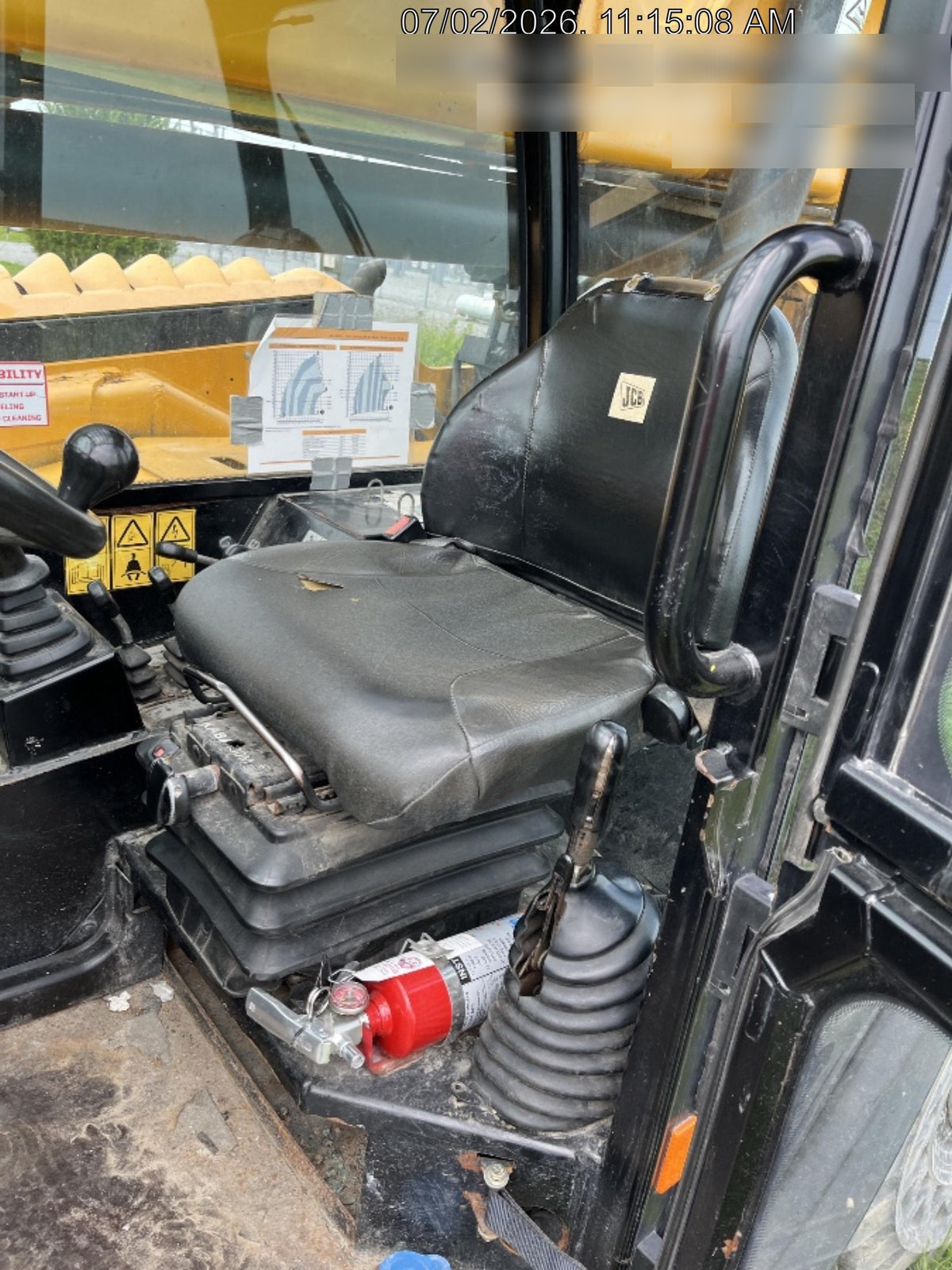 2019 JCB 514-56 Cab/Heat/Air, 109HP, Solid Tires, STD Worklight, Beacon, Aux Hydraulics, Lifting Eye, Back up Alarm w/72" Side Shift Carriage, 60" Forks