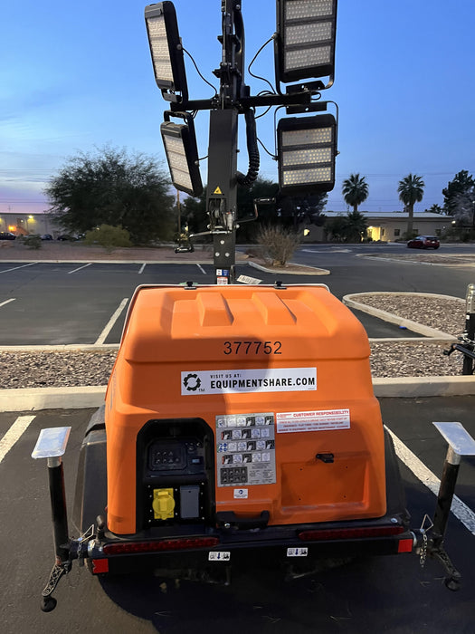 2023 Generac MLT2 Diesel, Flex Switch 120V Input, Powerzone Controller, 
(4) 320W LED Lights, 4kW Generator, 39.9 Gal Fuel Tank, 2" Ball, T3