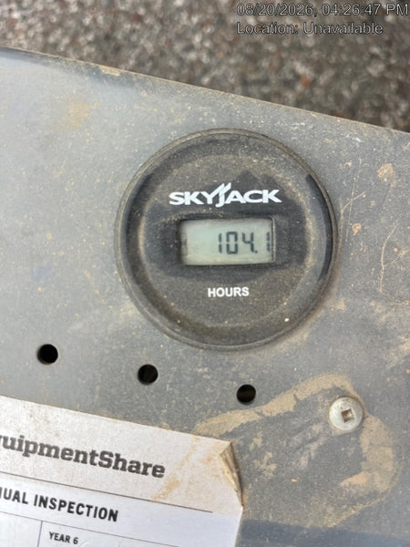 2017 Skyjack SJIII-3219 Skyjack SJ3219, Extended Warranty 5yr/5k hr