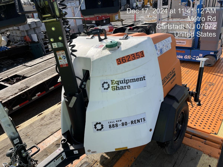 2023 Generac MLT2 Diesel, Flex Switch 120V Input, Powerzone Controller, 
(4) 320W LED Lights, 4kW Generator, 39.9 Gal Fuel Tank, 2" Ball, T3