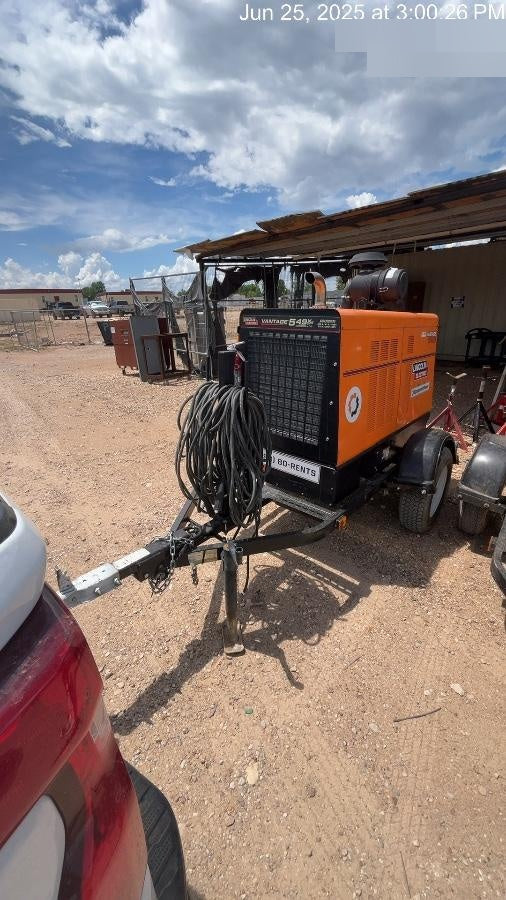 2022 Lincoln Electric Vantage 549X Crosslink Technology, Trailer Mounted, ES Decals, T3