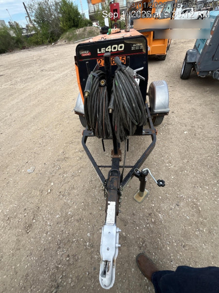 2022 Lincoln Electric LE400 Kubota V1505, Trlr, Cable Rack, Light Kit, ES Decals, T3