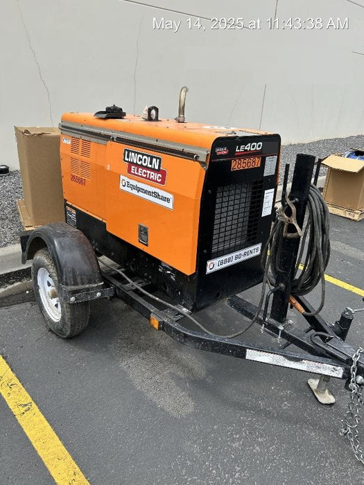 2022 Lincoln Electric LE400 Kubota V1505, Trlr, Cable Rack, Light Kit, ES Decals, T3