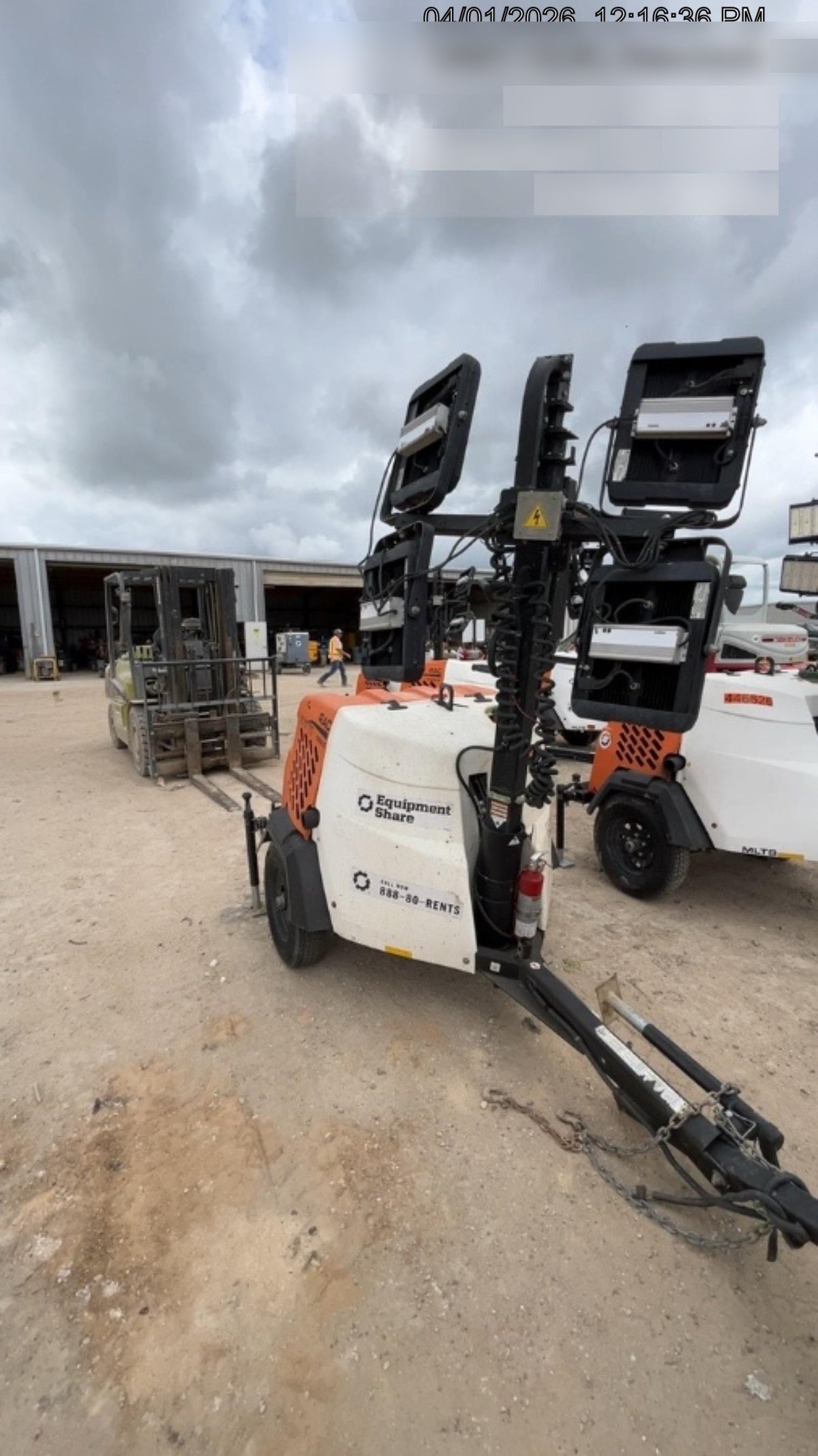 2023 Generac MLT2 Diesel, Flex Switch 120V Input, Powerzone Controller, 
(4) 320W LED Lights, 4kW Generator, 39.9 Gal Fuel Tank, 2" Ball, T3