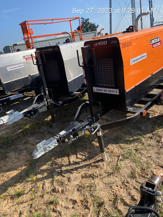 2022 Lincoln Electric LE400 Kubota V1505, Trlr, Cable Rack, Light Kit, ES Decals, T3