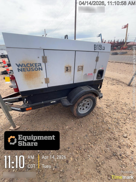 2018 WACKER NEUSON G25