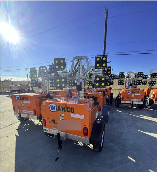 2024 Wanco WLTT-4MM4K Diesel, Deep Sea Controller, Shore Power Plug, Auto Start, (4) 350W LED Floodlights, 4kW Generator, 60 Gal Fuel Tank, 2" Ball, T3