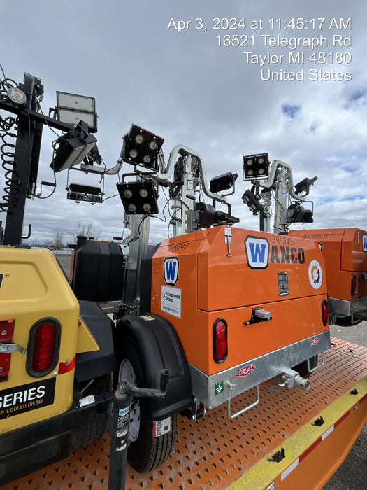 2024 Wanco WLTT-4MM4K Diesel, Deep Sea Controller, Shore Power Plug, Auto Start, (4) 350W LED Floodlights, 4kW Generator, 60 Gal Fuel Tank, 2" Ball, T3