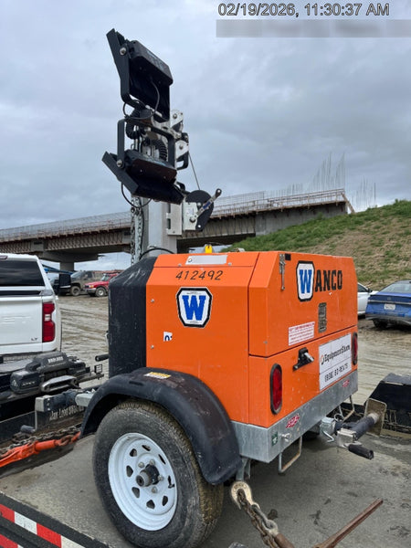 2024 Wanco WLTT-4MM4K Diesel, Deep Sea Controller, Shore Power Plug, Auto Start, (4) 350W LED Floodlights, 4kW Generator, 60 Gal Fuel Tank, 2" Ball, T3