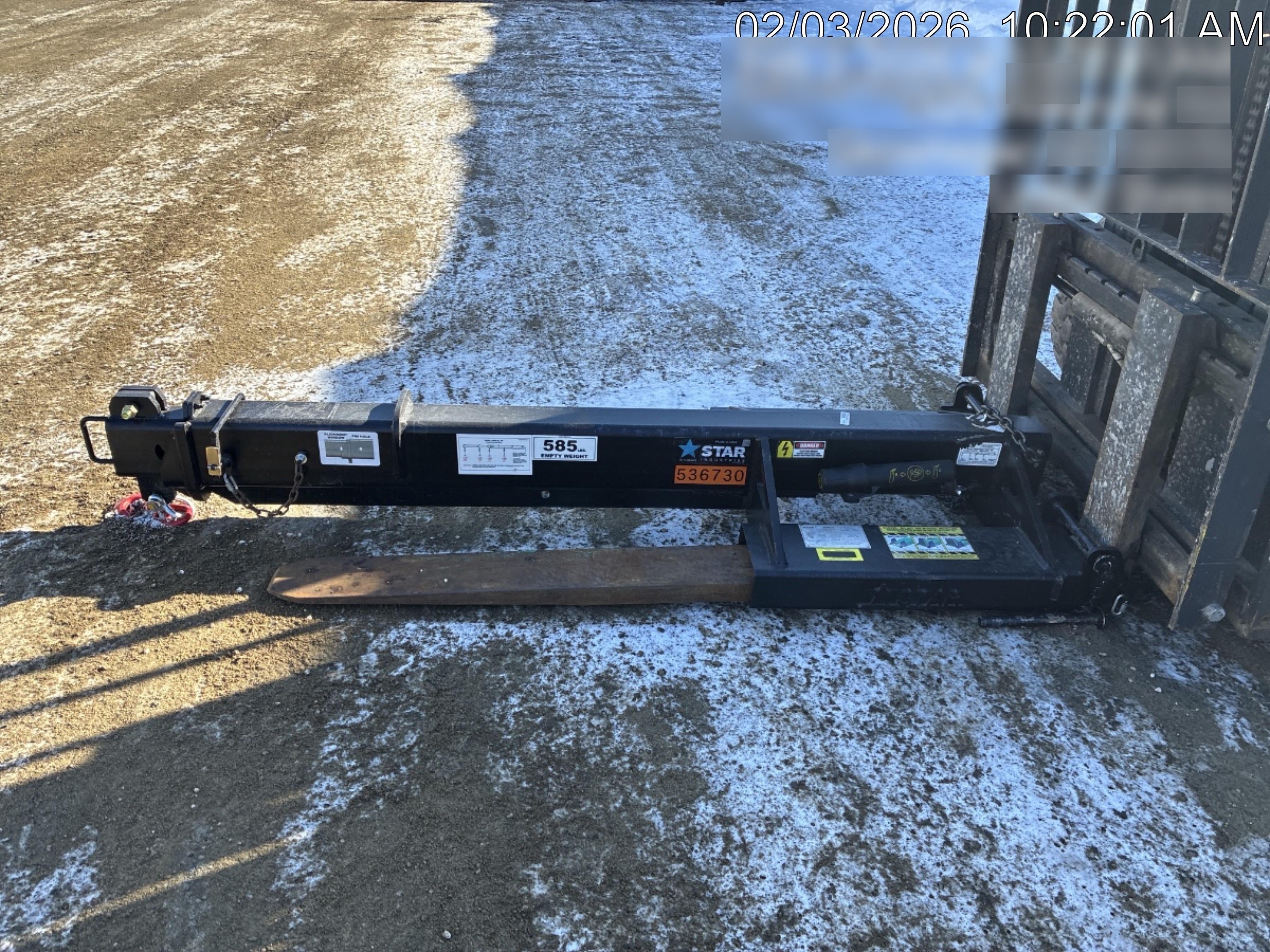 2025 STAR INDUSTRIES M1360B - Star JIB Boom
