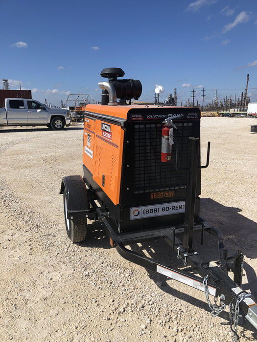 2021 Lincoln Electric Vantage 549X Ready Pak 3, ORANGE (includes trailer, cable rack, fender light kit)