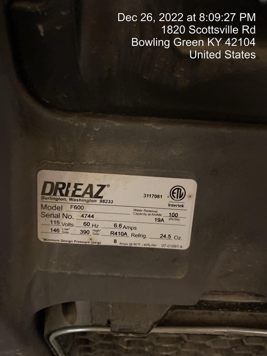 2020 DRI-EAZ LGR6000Li