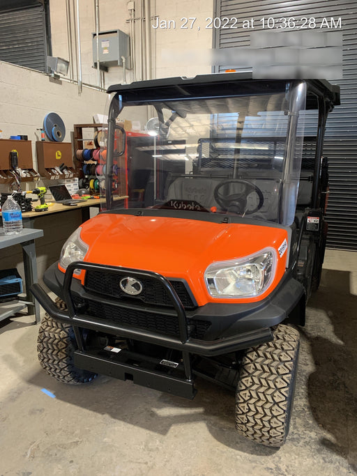 2022 Kubota RTV-X1140W-H Plastic Canopy, Windshield Acrylic Clear, LED Strobe Light, Wire Harness Kit, Back up Alarm