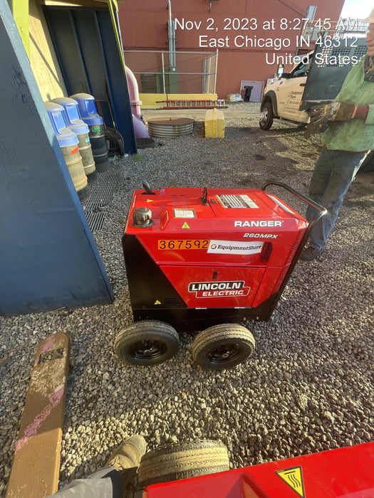 2023 Lincoln Electric Ranger 260MPX K3458-1 Ranger Gasoline Engine Driven Welder (Kohler)