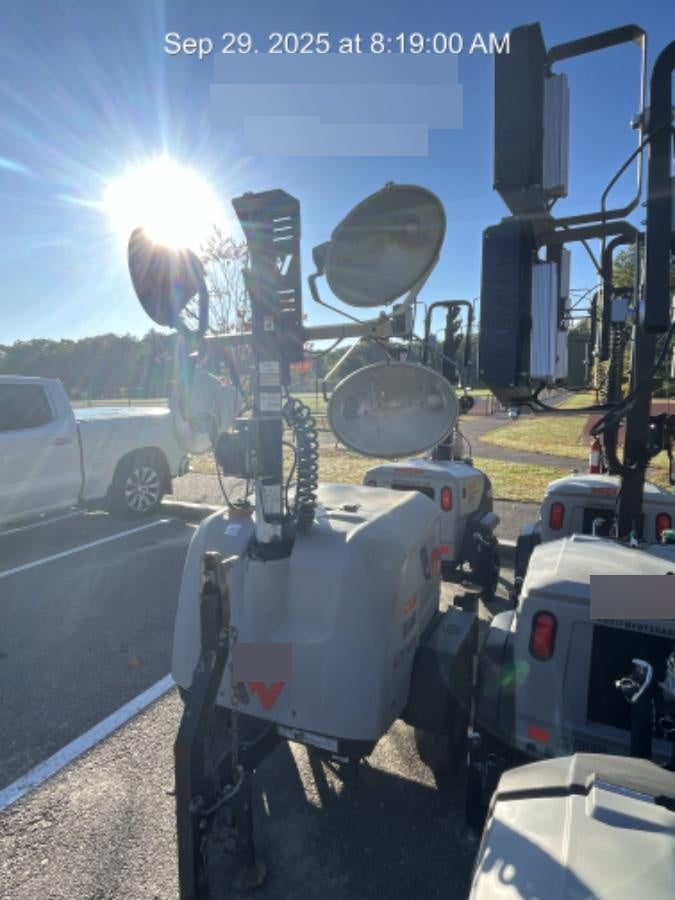 2019 Wacker Neuson LTV6L-MH Wacker Neuson LTV6L Mobile Light Tower w/Fuel Level Sensor Installed