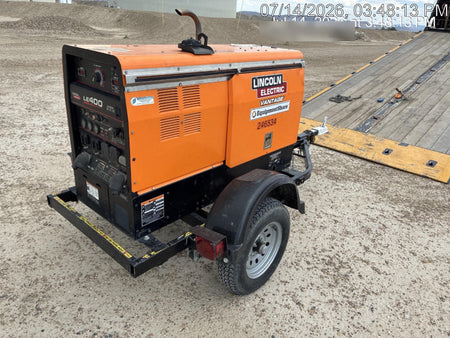 2022 Lincoln Electric LE400 Kubota V1505, Trlr, Cable Rack, Light Kit, ES Decals, T3