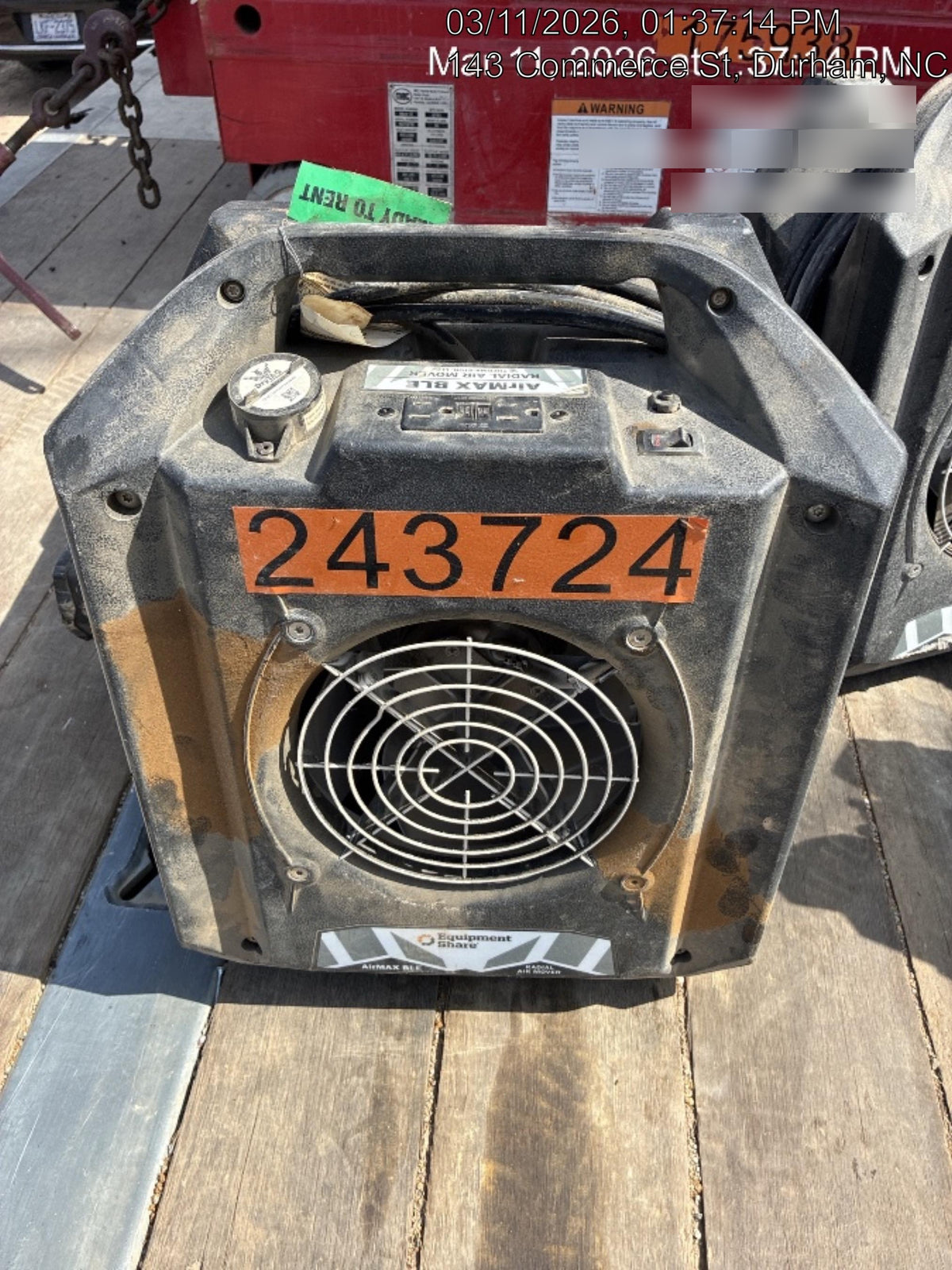 2022 PHOENIX AirMAX Radial Air Mover