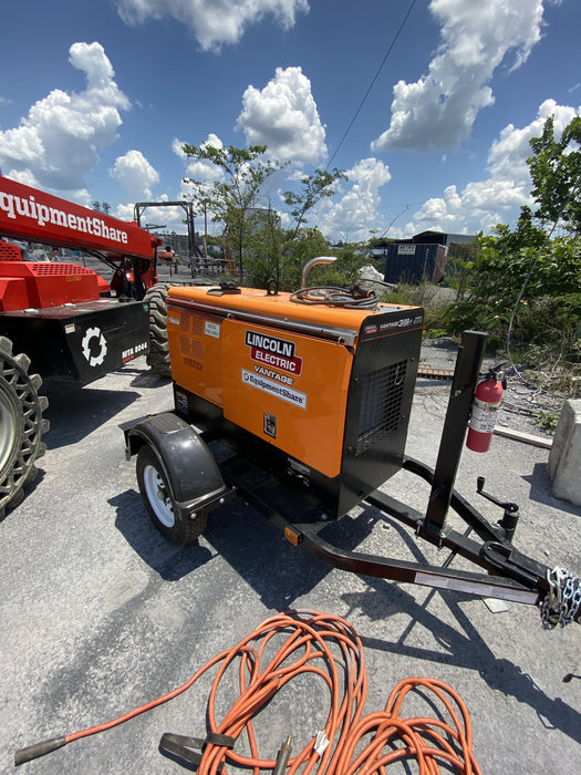 2021 Lincoln Electric Vantage 322 Vantage 322 Ready Pak 3 w/ Decals, ORANGE (includes trailer, cable rack, fender light kit) NO Telematics