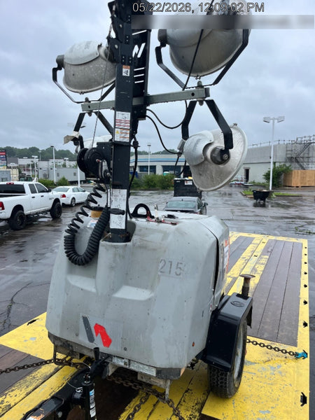 2019 Wacker Neuson LTV6L-MH Wacker Neuson LTV6L Mobile Light Tower w/Fuel Level Sensor Installed