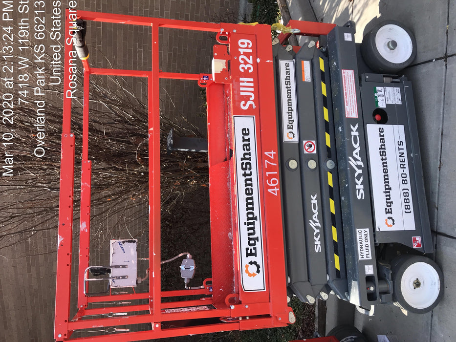 2019 Skyjack SJIII-3219 Standard Options, Trojan Batteries