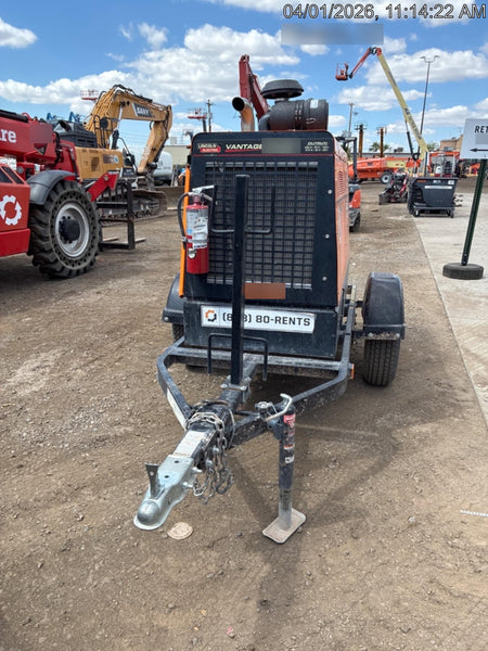 2021 Lincoln Electric Vantage 549X Ready Pak 3, ORANGE (includes trailer, cable rack, fender light kit)