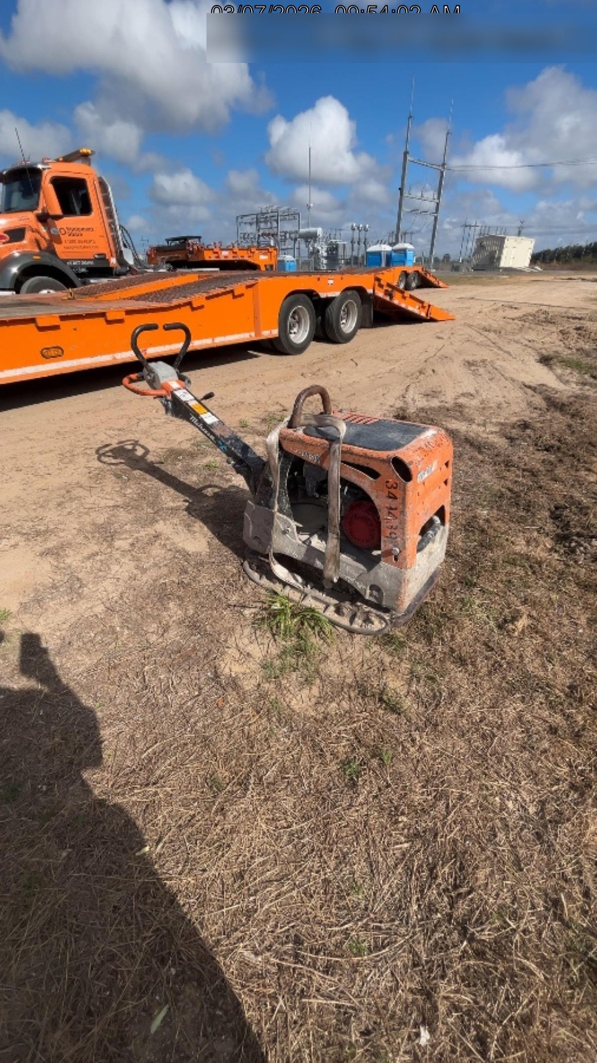 2023 Multiquip MV308GH Honda GX270, 18" Plate, Tachometer