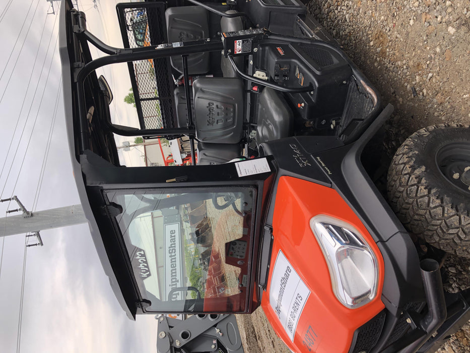 Kubota RTV-X1140W-H Kubota RTVX1140WH 4wd Utility Cart, LED Strobe, Windshield Tempered Glass, Pastic Canopy, Wire Harness Kit, Backup Alarm