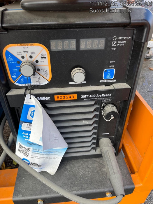 2025 MILLER ELECTRIC XMT 400