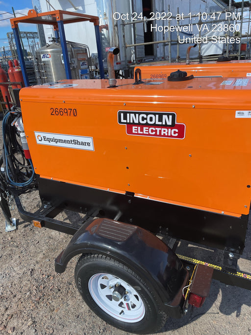 2022 Lincoln Electric LE400 Kubota V1505, Trlr, Cable Rack, Light Kit, ES Decals, T3