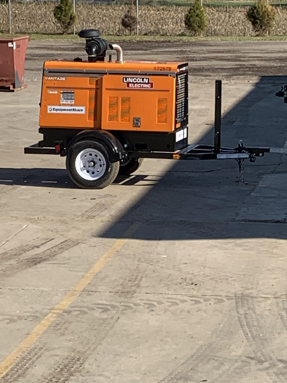 2021 Lincoln Electric Vantage 549X Ready Pak 3, ORANGE (includes trailer, cable rack, fender light kit)