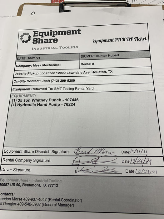 2020 POWER TEAM HP35S