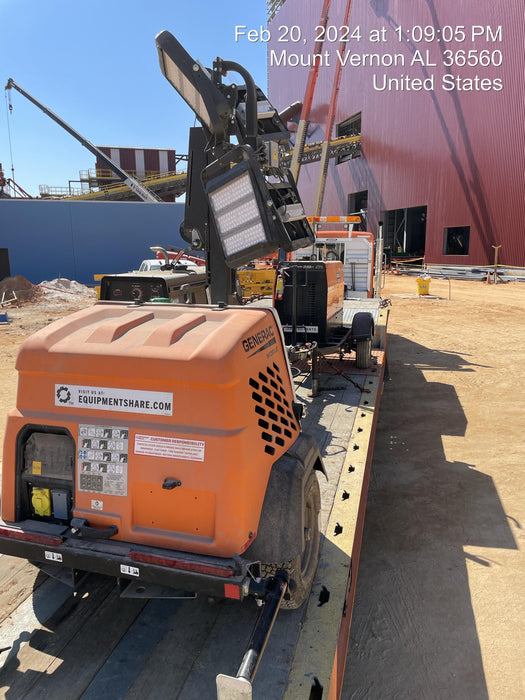 2023 Generac MLT2 Diesel, Flex Switch 120V Input, Powerzone Controller, 
(4) 320W LED Lights, 4kW Generator, 39.9 Gal Fuel Tank, 2" Ball, T3