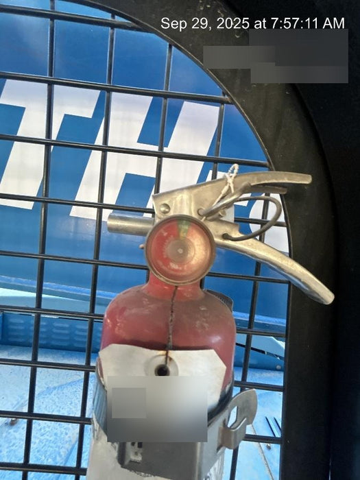 2018 Genie GTH-844 Genie GTH-844D w/Open ROPS, Solid Tires, Work Light/Beacon, 60" Carriage and Forks