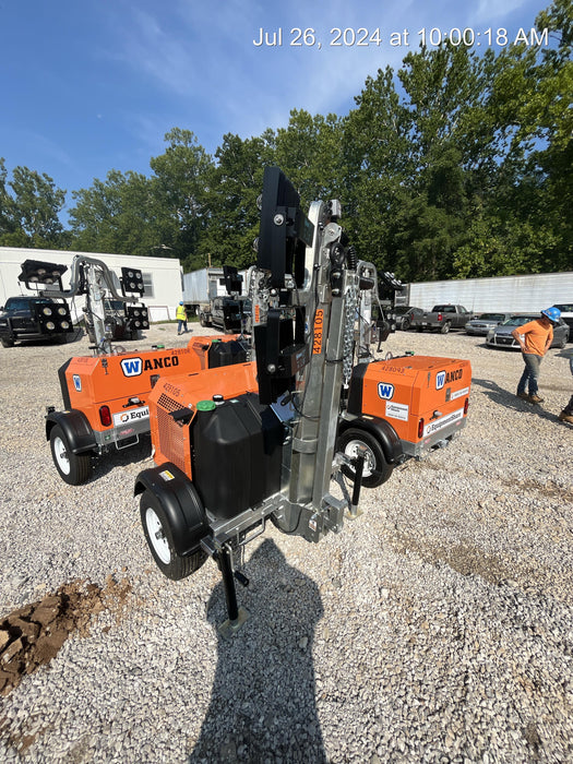 2024 Wanco WLTT-4MM4K Diesel, Deep Sea Controller, Shore Power Plug, Auto Start, (4) 350W LED Floodlights, 4kW Generator, 60 Gal Fuel Tank, 2" Ball, T3