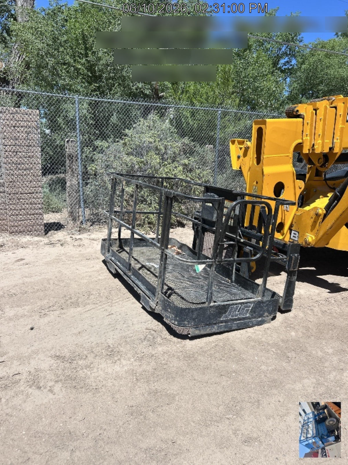 2019 JLG MAN BASKET