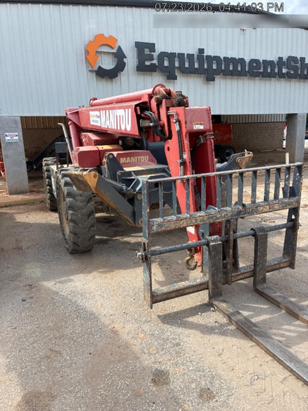 2018 Manitou MTA10055 Manitou MTA 10055 w/Open ROPS, Work Lights/Strobe, Aux Hyd, Solid Tires, Lift Hook, 66" Carriage, 60" Forks