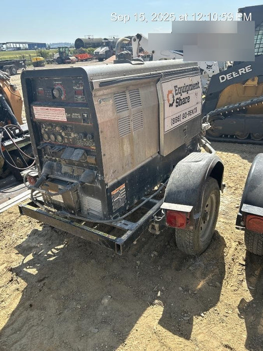 2019 Lincoln Electric Vantage 322 Welder Ready-Pak 3, Two wheel trailer, Fender and Light kit, Cable Rack