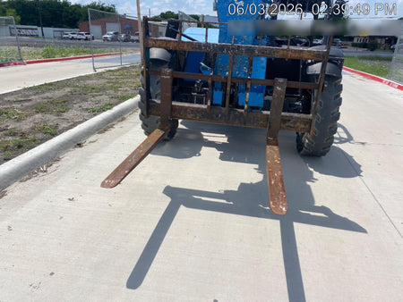 2018 Genie GTH-844 Genie GTH-844D w/Open ROPS, Solid Tires, Work Light/Beacon, 60" Carriage and Forks