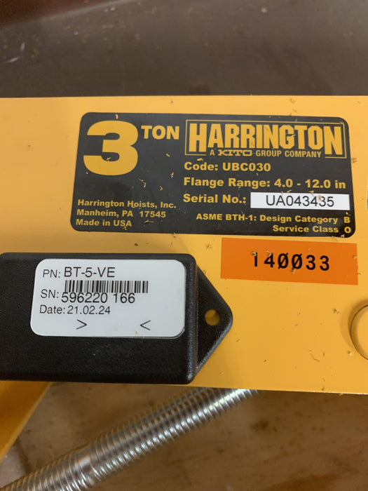 2021 HARRINGTON UBC030