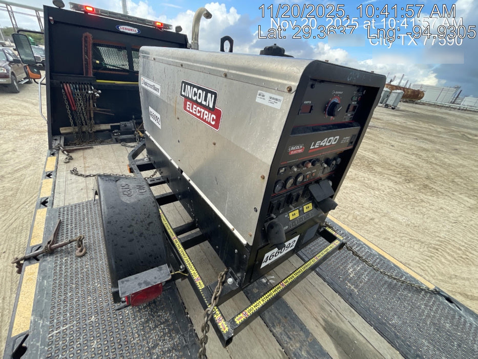 2024 Lincoln Electric LE400 Kubota V1505, Trlr, Cable Rack, Light Kit, ES Decals, T3