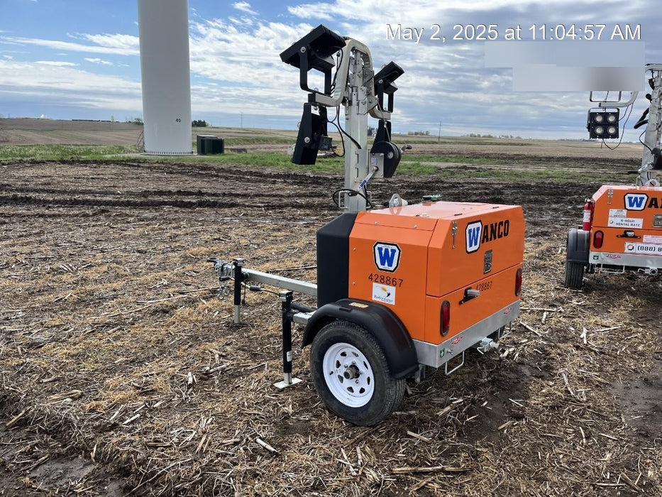 2024 Wanco WLTT-4MM4K Diesel, Deep Sea Controller, Shore Power Plug, Auto Start, (4) 350W LED Floodlights, 4kW Generator, 60 Gal Fuel Tank, 2" Ball, T3