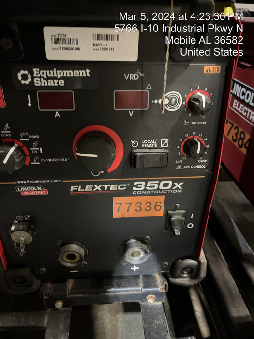 2020 LINCOLN ELECTRIC FLEXTEC 350X