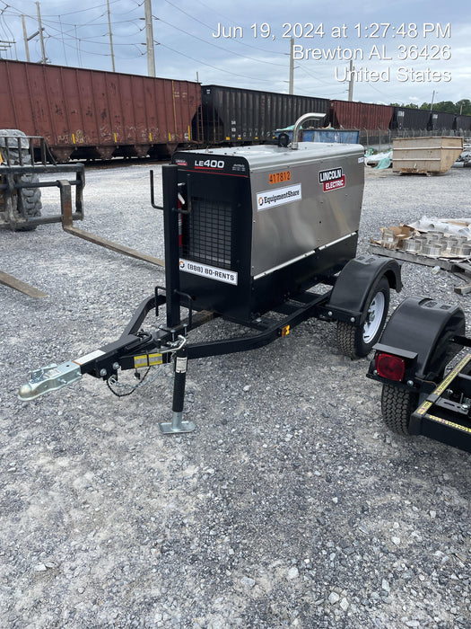 2024 Lincoln Electric LE400 Kubota V1505, Trlr, Cable Rack, Light Kit, ES Decals, T3