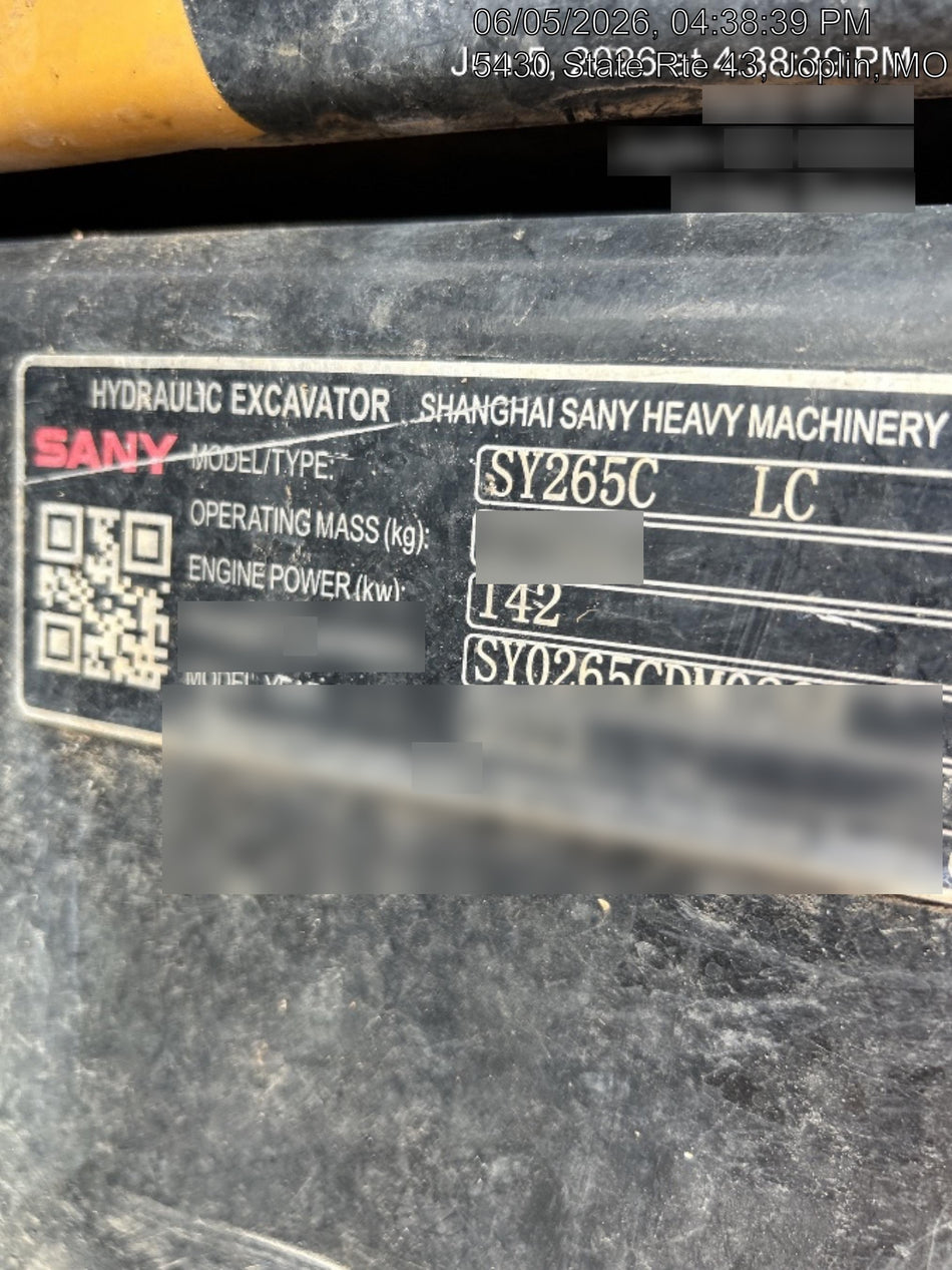 2023 SANY SY265C