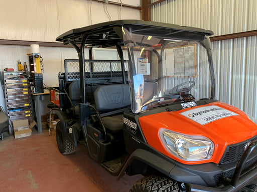 2022 Kubota RTV-X1140W-H Plastic Canopy, Windshield Acrylic Clear, LED Strobe Light, Wire Harness Kit, Back up Alarm