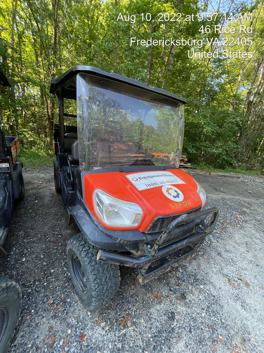 2021 Kubota RTV-X1140W-H Plastic Canopy, Windshield Acrylic Clear, LED Strobe Light, Wire Harness Kit, Back up Alarm