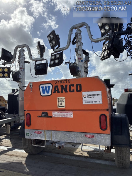 2023 Wanco WLTT-4MM4K Diesel, Deep Sea Controller, Shore Power Plug, Auto Start, (4) 350W LED Floodlights, 4kW Generator, 60 Gal Fuel Tank, 2" Ball, T3