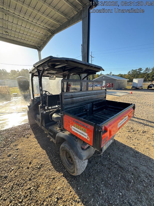 2022 Kubota RTV-X1140W-H Plastic Canopy, Windshield Acrylic Clear, LED Strobe Light, Wire Harness Kit, Back up Alarm