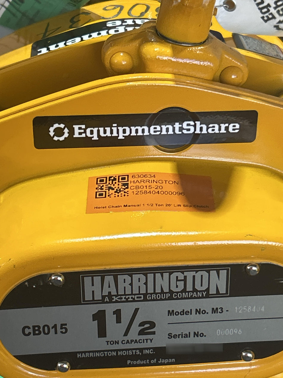 2026 HARRINGTON CB015-20